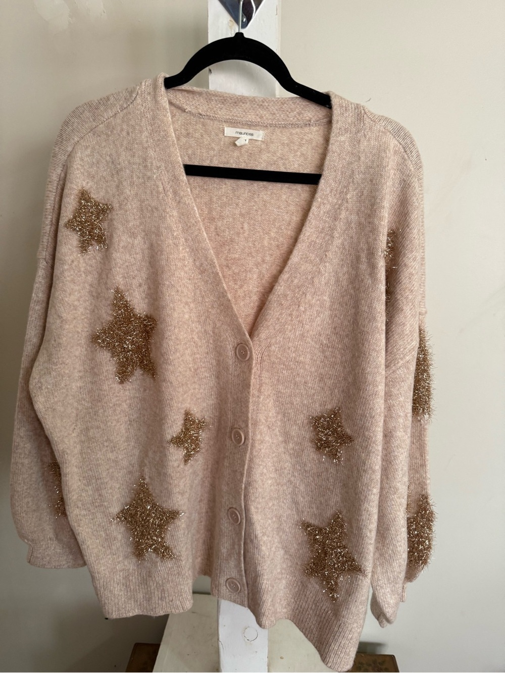 New Maurice’s Oversized Star Cardigan - Picture 3 of 9